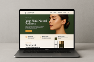 COSANOH Landing Page – Design-Driven Performance